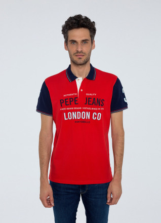 Pepe Jeans poloshirt BYRON red